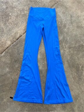 Aerie Offline Bright Blue Flared Yoga Pants AEO